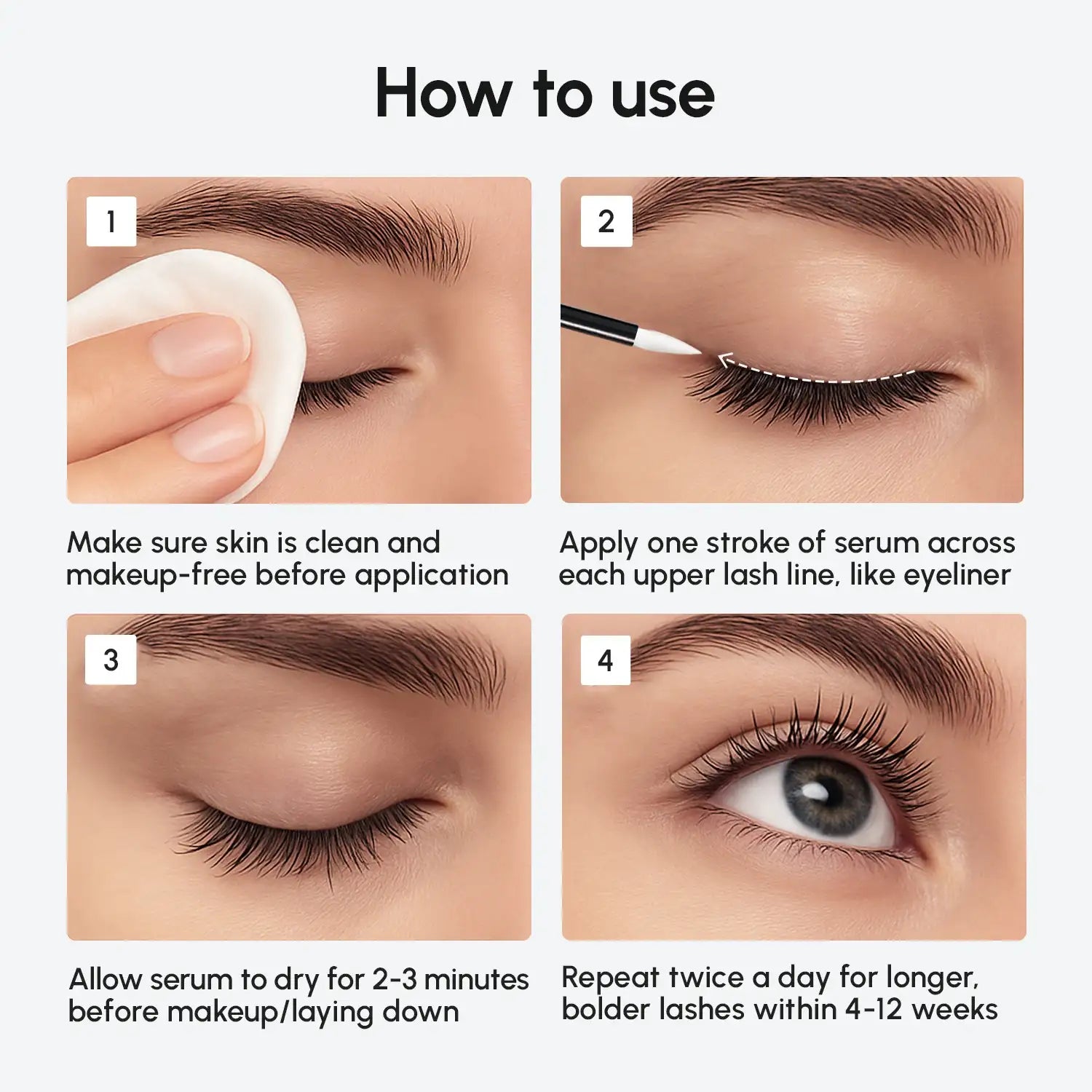 Lash & Brow Growth Serum | Longer Lashes in 4-6 Weeks